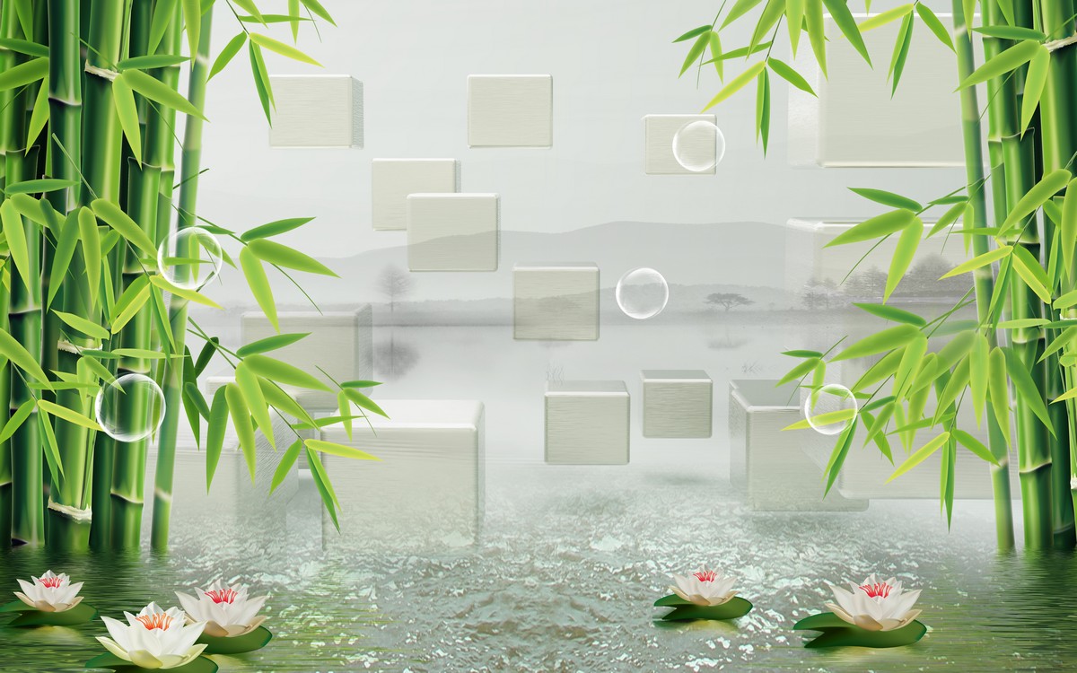 Фреска Бамбуковый рай